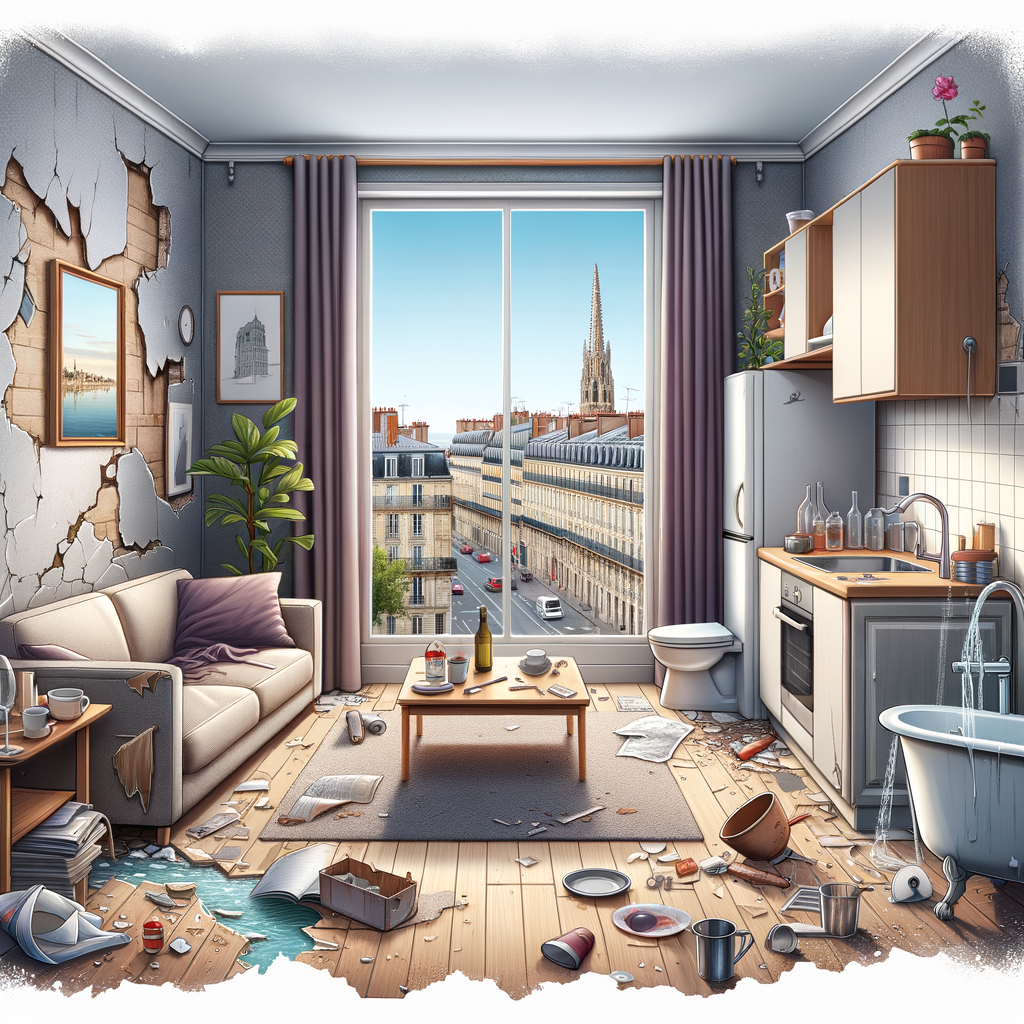 Constat de dégradations dans un appartement à Bordeaux : protégez vos droits avec Maître Paulin LAMBERT