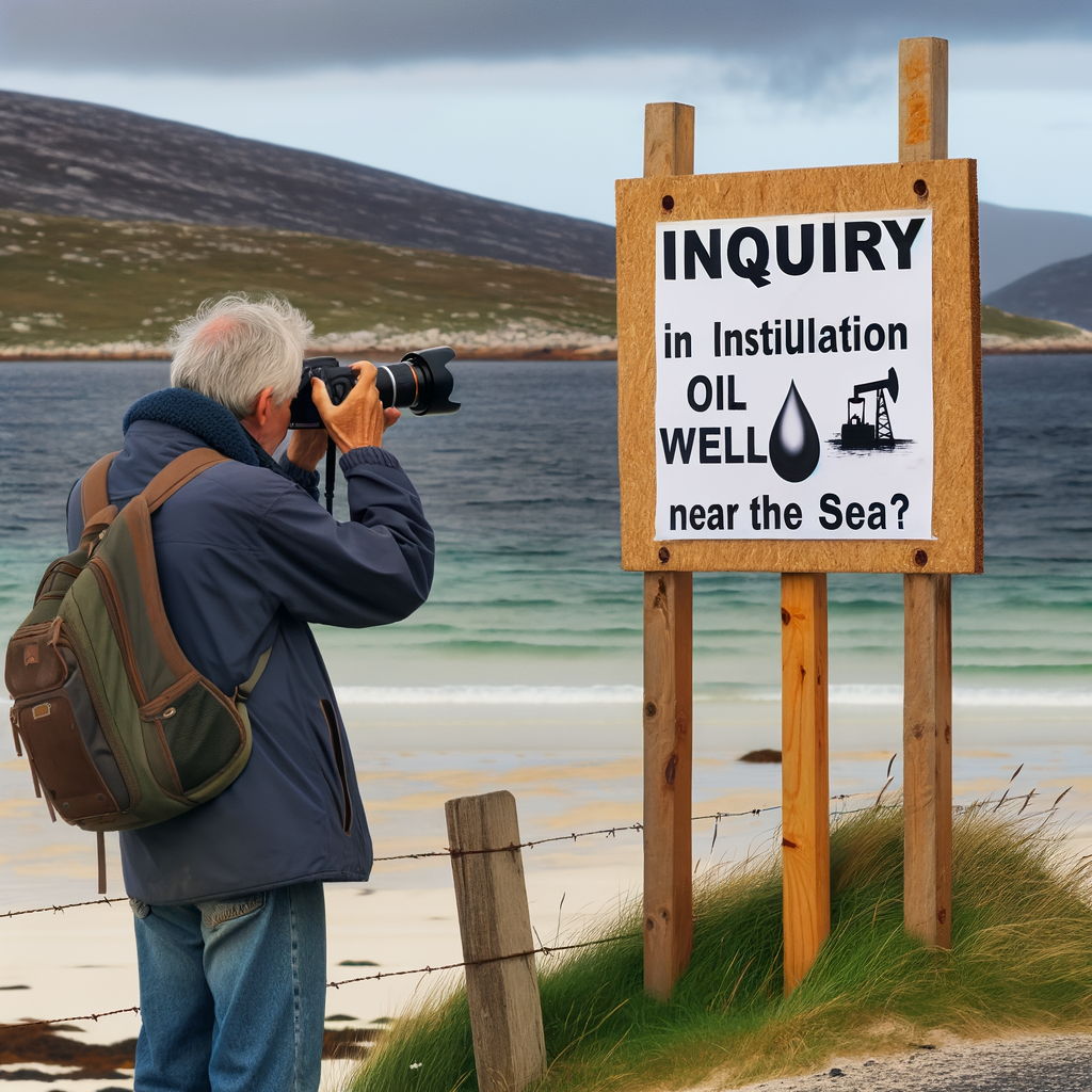 Vérification du constat d'affichage pour l'autorisation de puits pétroliers à Saint-Jean-de-Luz par un Huissier de Justice