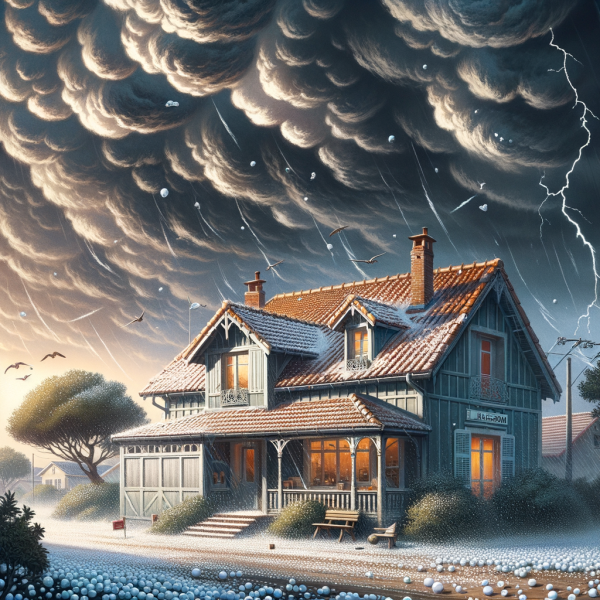 Constat de dégâts causés par la grêle sur une habitation à Arcachon : Garantissez votre indemnisation