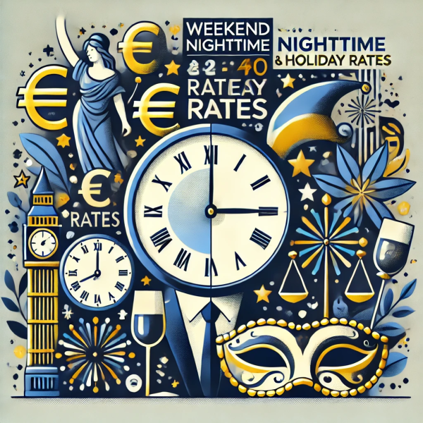 Tarif Week-End, Nocturne et Jours Fériés – Commissaire de Justice