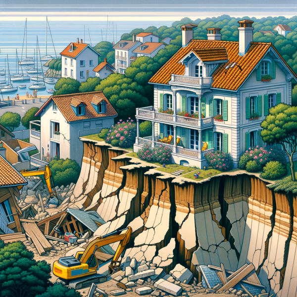 Que faire lorsque des travaux de voisinage à Bidart dans les Pyrénées-Atlantiques engendrent des dégradations : faire établir un constat par un huissier de justice.