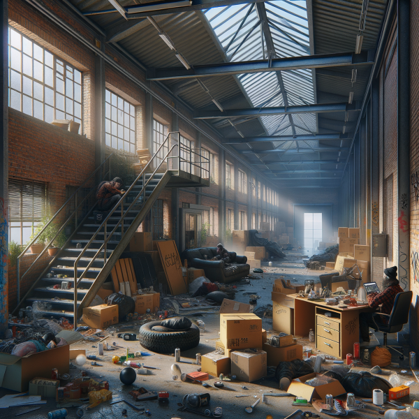 Expertise d'un Huissier pour l'expulsion de squatteurs dans des lieux commerciaux à Eysines